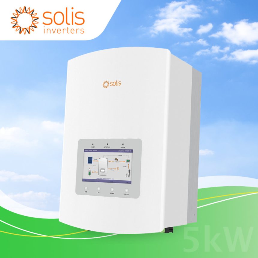 Solis 5kW Hybrid Inverter S5-EH1P5K-L Series for solar power